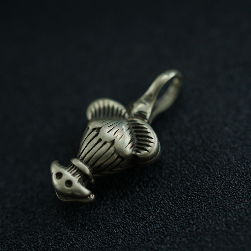 Old bag old Buddha bead card copper old Buddha bead clip accessories Tibetan old accessories