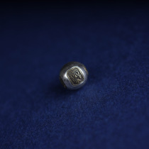 10mm sterling silver inlaid Zakiram bracelet bracelet with round beads Tibetan goddess of wealth for men and women DIY