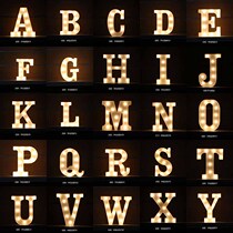 Letter lamp proposal props trunk adult romantic surprise layout creative supplies decoration birthday confession artifact