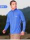 Jeepspirit Genuine 2025 New Summer Men's Sports Ice Silk T-Shirt Long-Sleeved Quick-Drying Clothing for Running and Sun Protection