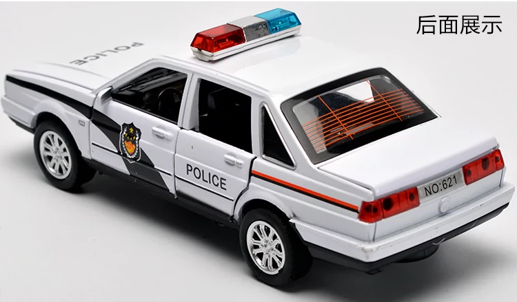 Đóng hộp xe cảnh sát xe hơi Santana 110 xe hợp kim xe mô hình trẻ em xe mô hình đồ chơi - Đồ chơi điều khiển từ xa