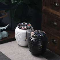 Quiet life tea cans moisture-proof large sealed cans household portable Puer tea cans kung fu tea set tea ceremony accessories