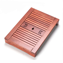 Tea tray household simple solid wood kung fu tea set tea table chicken wing Wood drawer type drainage water storage small tea sea tea tray