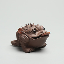 Quiet life three-legged purple sand gold toad purple sand tea set tea pet ornaments tea pet boutique tea play