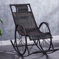 Xinjiang rocking chair rattan chair adult nap lounge lounger chair lazy chair outdoor stool elderly leisure chair