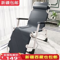 Xinjiang dual-use folding chair Office lunch break bed Portable single folding bed Outdoor marching bed