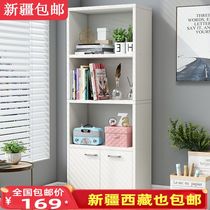 Xinjiang bookshelf simple shelf Student simple modern storage shelf Household multi-layer floor-to-ceiling small bookcase