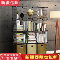 Xinjiang Landing Simple Bookshelves Students Kid Bookcase Assembly Rack Economy Type Containing Shelf Small Book Shelf
