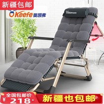 Xinjiang folding lounge chair folding bed Office afternoon chair single bed lunch chair hospital escort bed