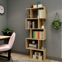 Xinjiang bookshelf floor combination plate bookcase living room bedroom study balcony shelf storage rack