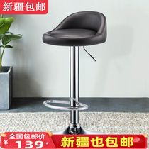 Xinjiang bar chair stool can lift leisure bar high chair bar stool black swivel chair dining chair