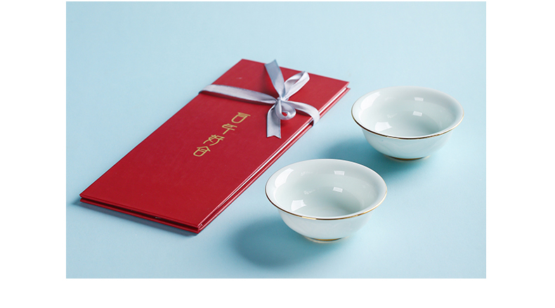 Chang south of jingdezhen ceramic wedding gift set one hundred good close girlfriends a gift for a cup of gift box package