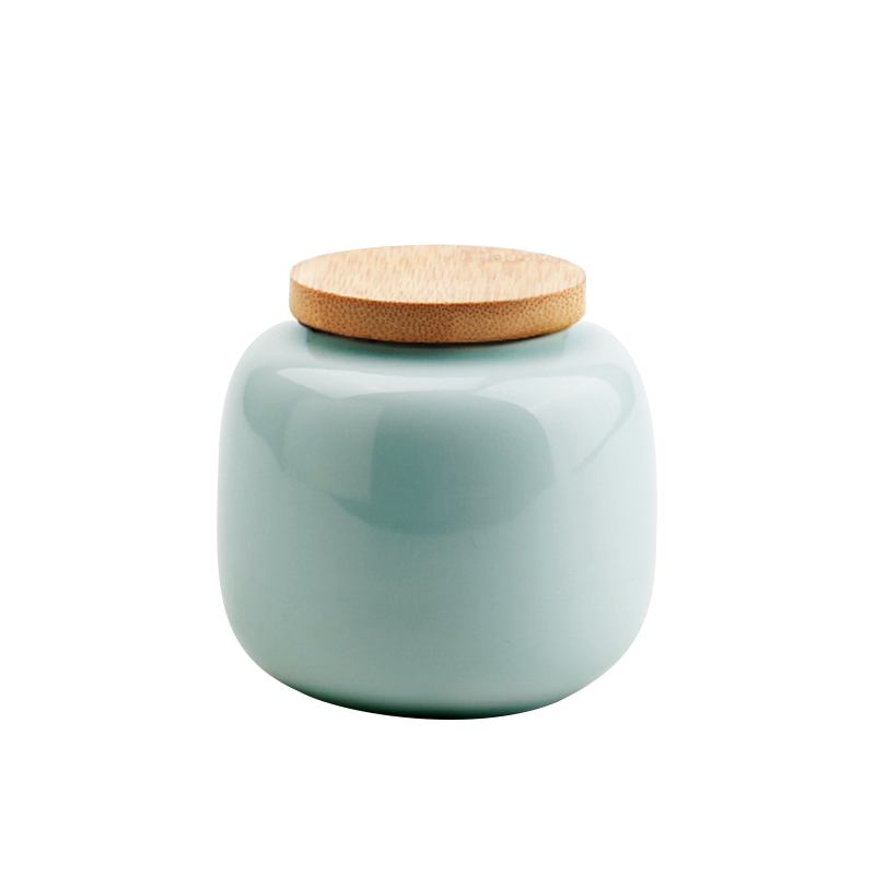 Chang south small caddy fixings ceramic POTS and POTS of tea box mini portable travel home seal pot