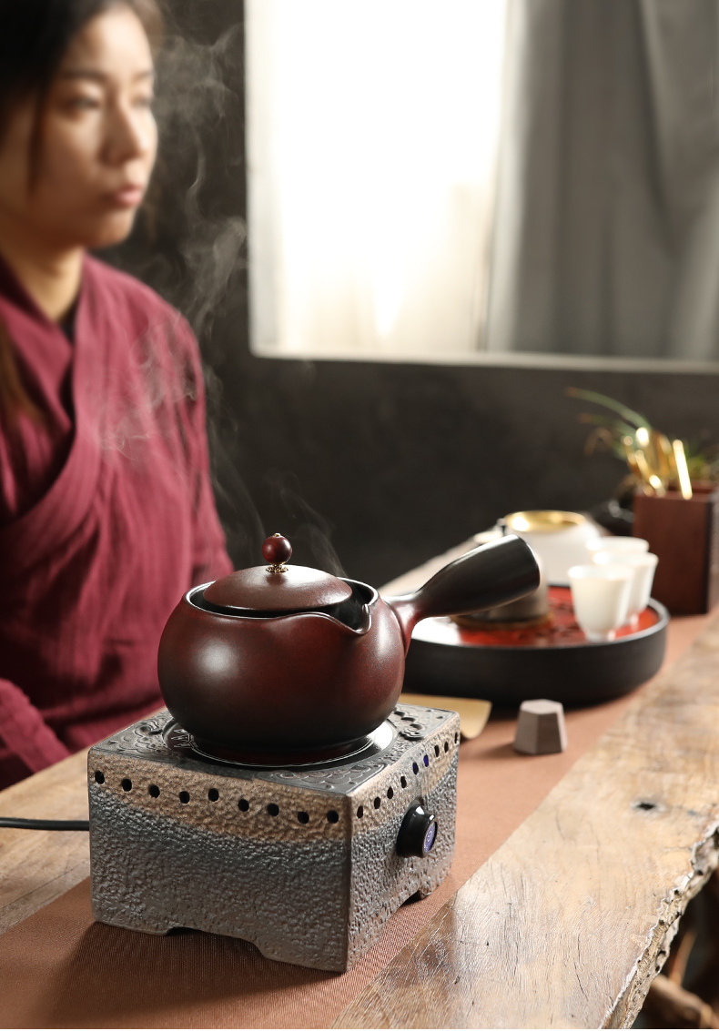 Plain film dry electric TaoLu boiling pot of primitive simplicity tea GuTao reactive kettle with tea - the beauty of silence