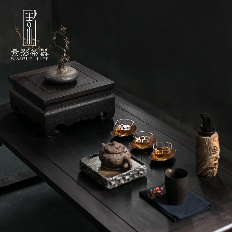 Plain film of Chinese style restoring ancient ways flower implement ceramic crafts tea pet gold furnishing articles sitting room home decoration vase