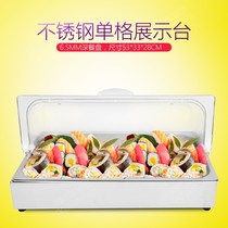 Bread fruit cake pot food display tray rack with cover cover buffet tray transparent flap table