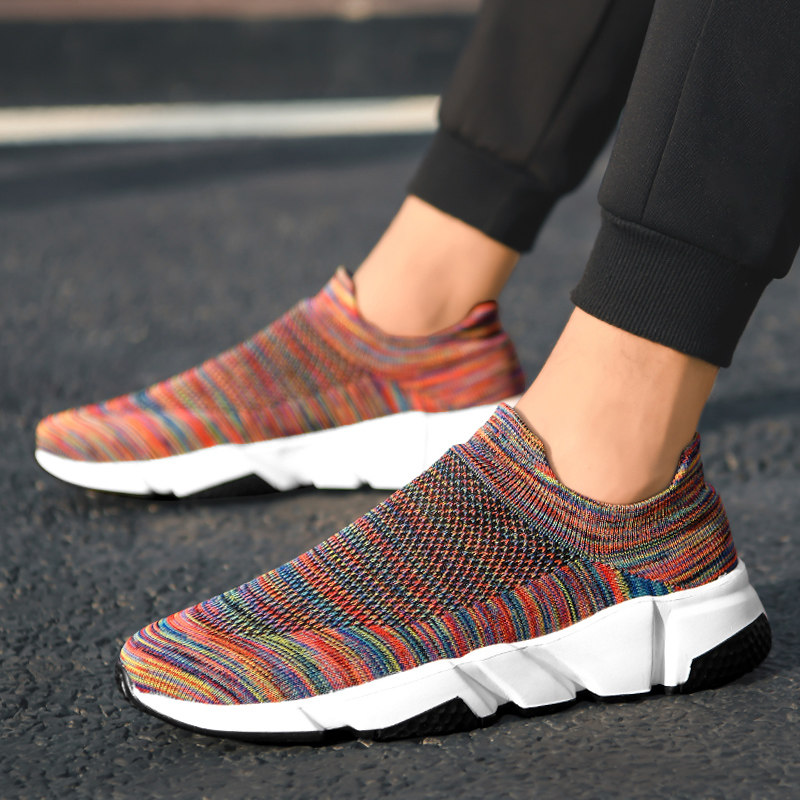 Summer Men Sports Casual Breathable Driving Sloth Shoes One Foot Pedal 100 Hitch Plate Shoes Society Little Guy Wave Shoes Men's Shoes