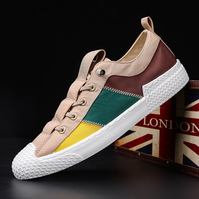 Male Shoes Summer Old Beijing Cloth Shoes Breathable Trend 100 Hitch Casual Deodorant Board Shoes Sloth Shoes Men Canvas Boomer Shoes