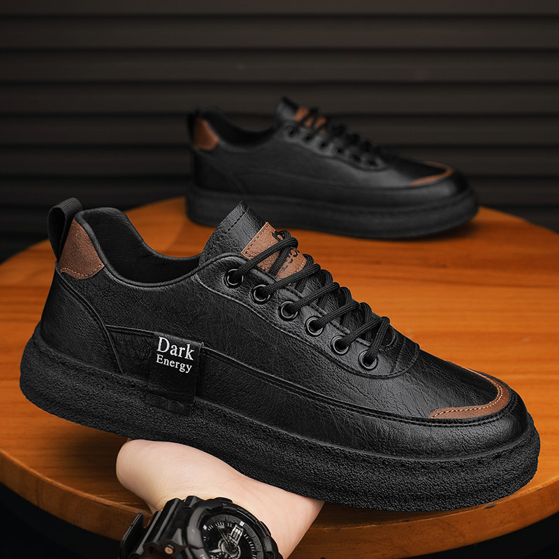 giày bảo hộ công trình Giày bảo hộ lao động nam cho công việc đầu bếp, giày da thông thường thoáng khí mùa thu cho công việc nhà bếp, giày chống thấm nước chống trượt giày mũi sắt giày bảo hộ của mỹ