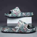 Мужские летние трендовые пляжные тапочки, модные дышащие слайдеры для отдыха, сандалии