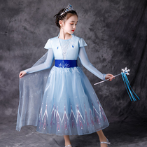 Frozen 2 Aisha Princess Dress Girls Dress spring and summer new Aisha birthday children dress skirt
