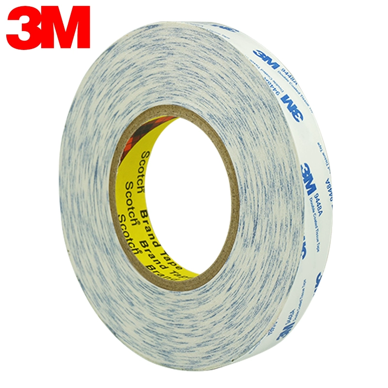 3M9448A Keo dán hai mặt trắng siêu mỏng siêu mạnh không thấm nước nhiệt độ cao sửa chữa điện thoại di động băng keo hai mặt tự động điện tự động màn hình tinh thể nhiệt độ cao keo dán hai mặt