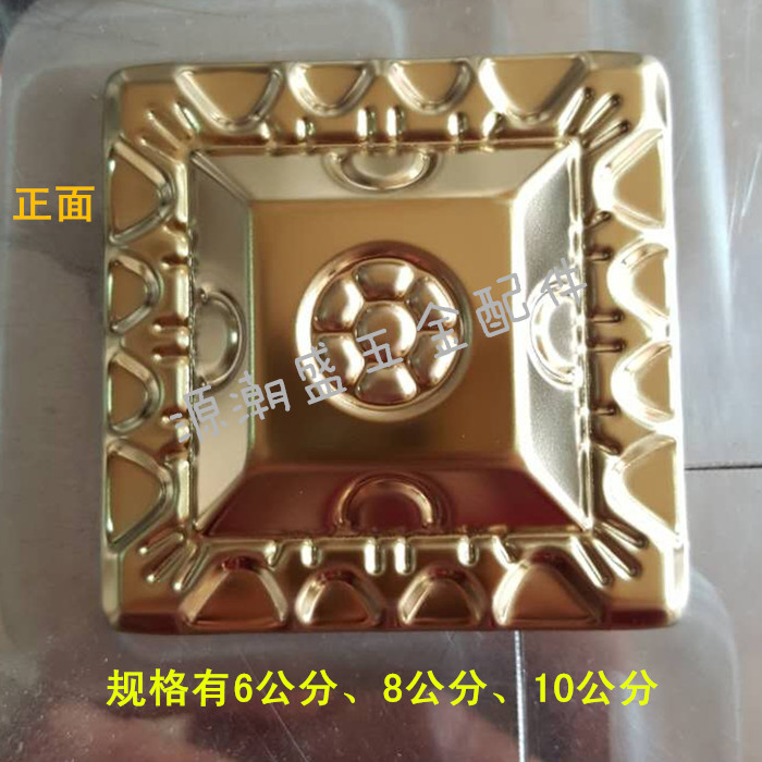 Pure 304 stainless steel Roman patio door accessories printed pyramid stainless steel punching door flower accessories