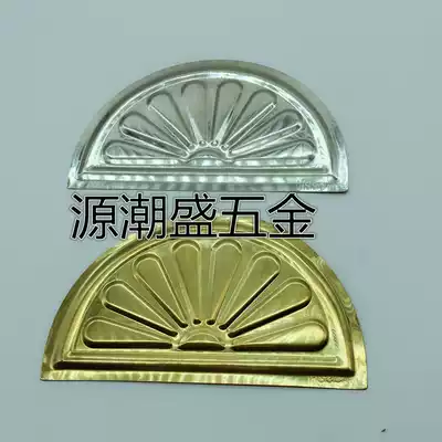 304 stainless steel sun piece doors and windows anti-theft net decoration accessories fence anti-theft net decorative semi-round flower pieces