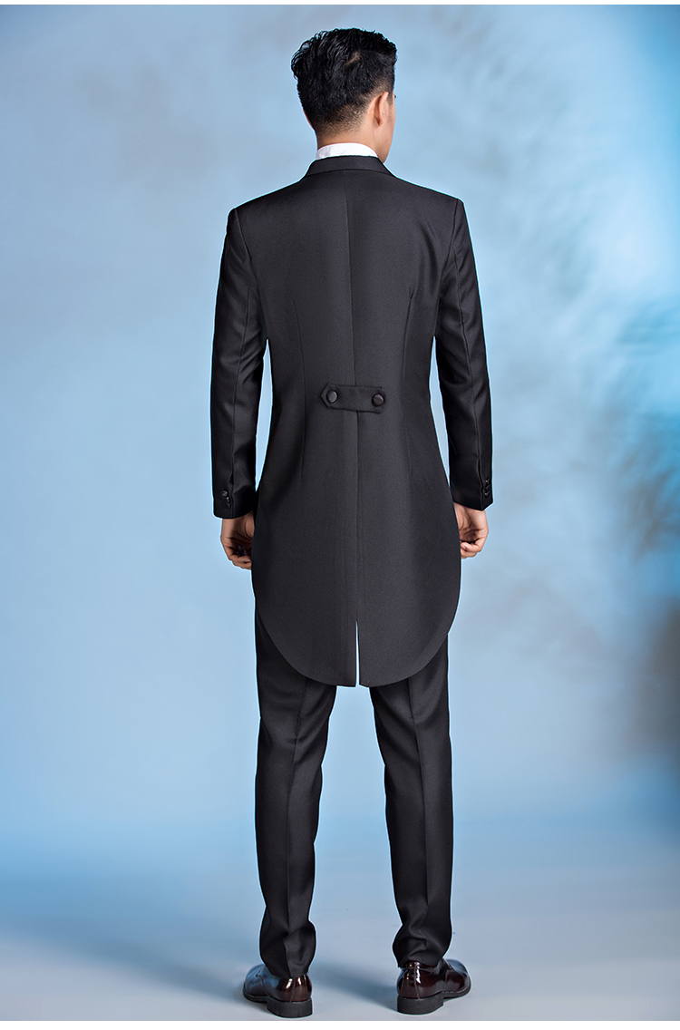 Bộ đồ tuxedo phù hợp với nam chỉ huy sân khấu biểu diễn ảo thuật chủ tiệc cưới bộ vest nam trẻ trung