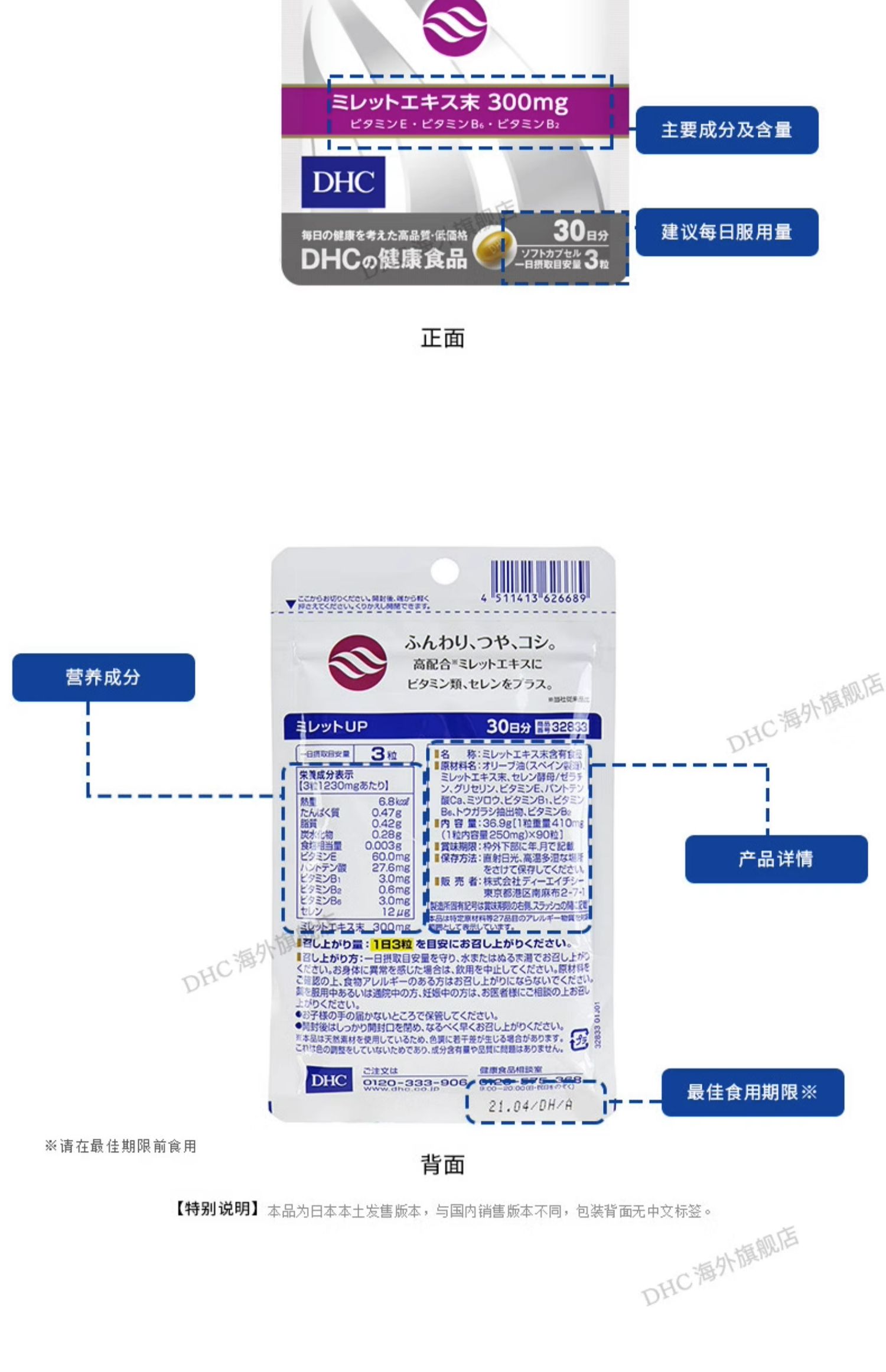 【日本直郵】新款DHC瘦腰丸 印度藤黃素藤黃果精華 30日 針對瘦腰腹部