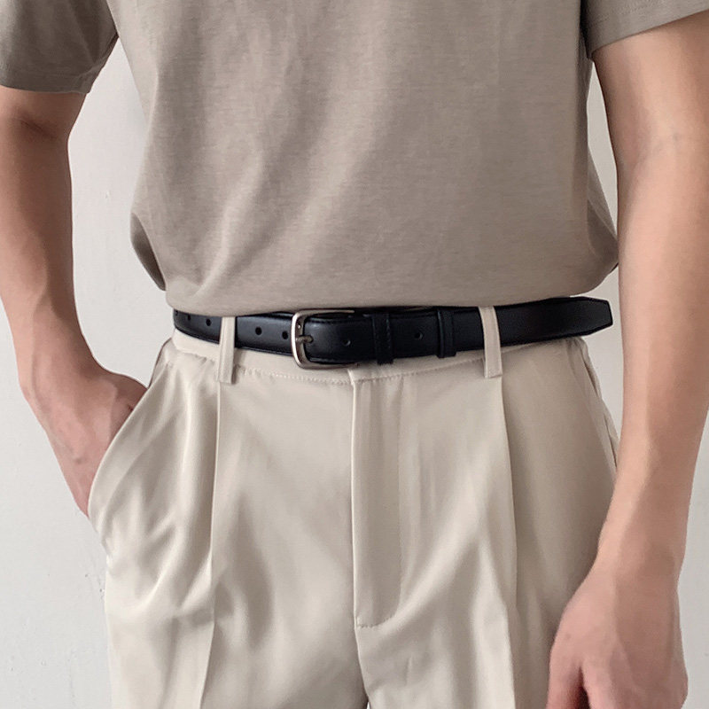 Belt Girl Jeans Han Edition 100 Hitch New Fashion Retro Student Pants With Personality Minimalist Nets Red Tides Men's Belts