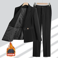 Черный стеганый (костюм + брюки 9903К)