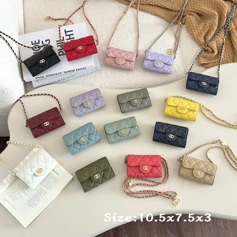 First-Layer Cowhide Chanel-Style Mini Card Holder Coin Purse Mini 2026 New Genuine Leather Women's Chain Crossbody Small Bag First-Layer Cowhide Chanel-Style Mini Card Holder Coin Purse Mini 2026 New Genuine Leather Women's Chain Crossbody Small Bag