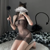 Сексуальное нижнее белье, сетка, сексуальная пижама, униформа, искушение, страсть, полуночный очаровательный костюм, флирт, горячий, перспектива на кровати