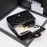 Сумка через плечо, цепь, сумка на одно плечо, Гонконг, из натуральной кожи, в стиле Шанель, на цепочке