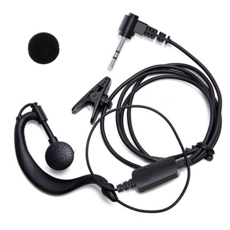 Walkie-talkie headset headset ear-hook in-ear special headphone cable