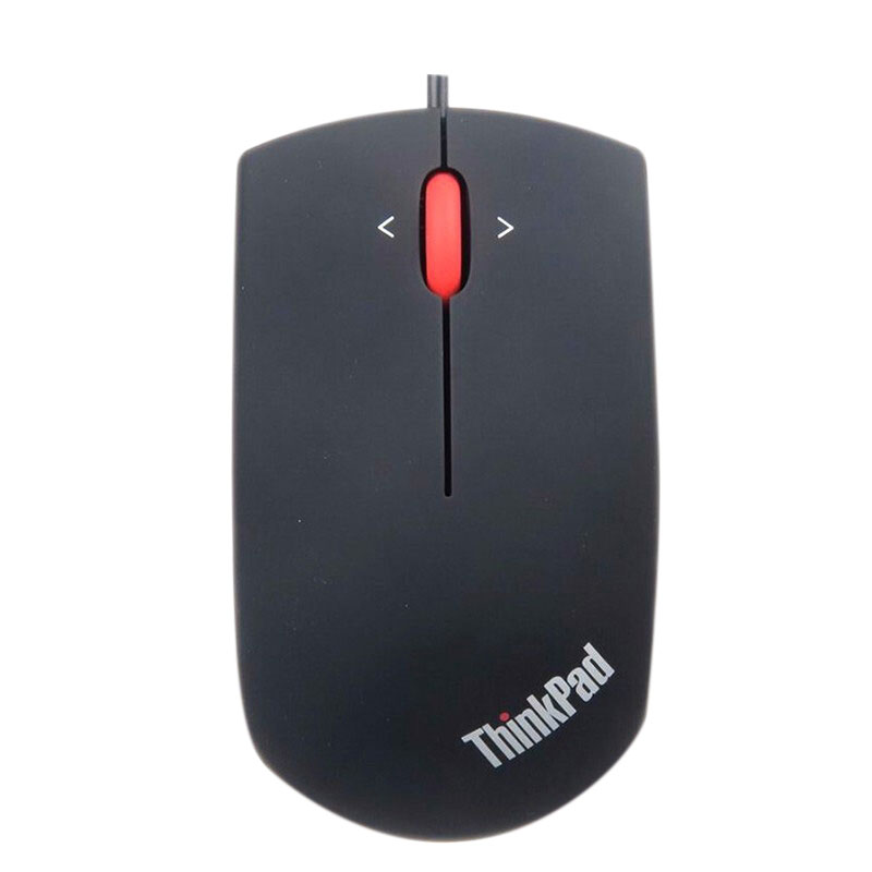 Lenovo ThinkPad small black mouse wired Blu-ray mouse four-speed DPI adjustment daily business office