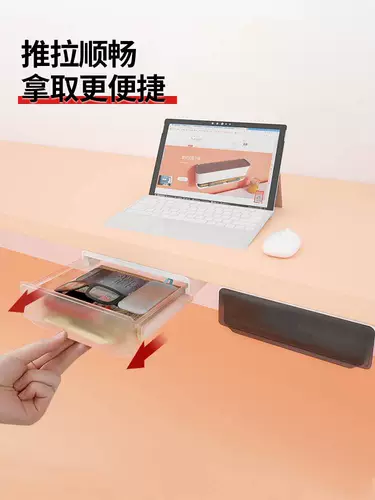 Офис настольного ящика организует стойку для хранения артефактов, на полке полки.