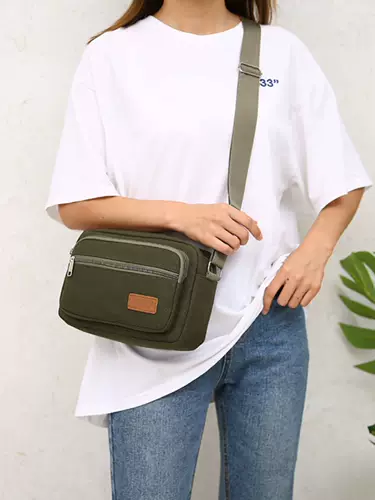 Тканевая сумка через плечо на одно плечо, увеличенная толщина