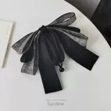 Модный хвостик с бантиком, заколка-крабик, аксессуар для волос, заколка для волос, шпильки для волос, фиксаторы в комплекте