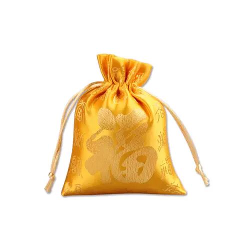 Красный тканевый мешок, мешочек для хранения ювелирных изделий, коробочка для хранения, на шнурках