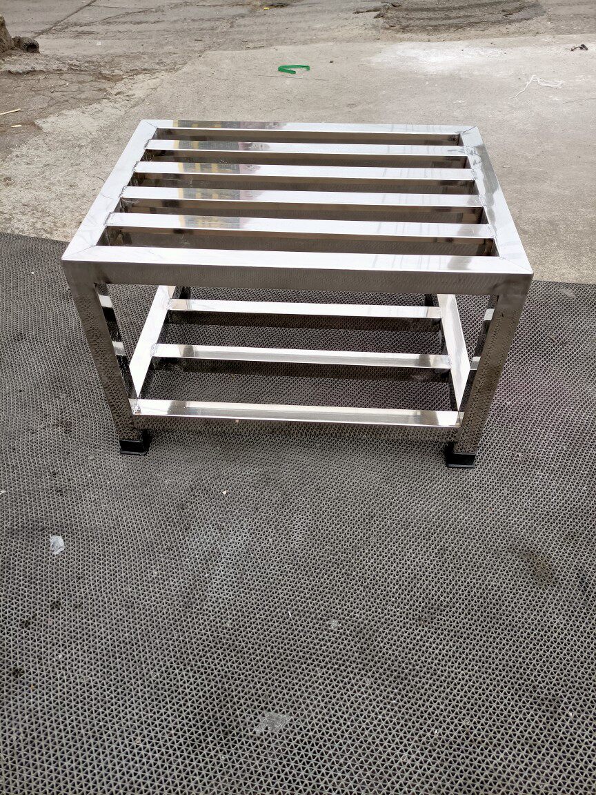 Stainless steel shelf Customized set making kitchen shelving shelf Bathroom Layer Rack Corner Rack Bench Punches