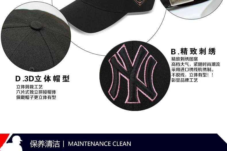 Hàn quốc Chính Hãng MLB Mũ Bóng Chày 18 New Yankees Nam Giới và phụ nữ Cap Summer NY Thư Dù Để Che Nắng Hat Sun