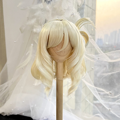 taobao agent LOVELIVE Water Group BJD doll wig Milk gold hard glue Mao can customize H149