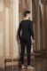 Huabaoli's new autumn and winter product 9659 thermal underwear for men, medium thick and thin velvet acrylic fabric, high elasticity xxxl