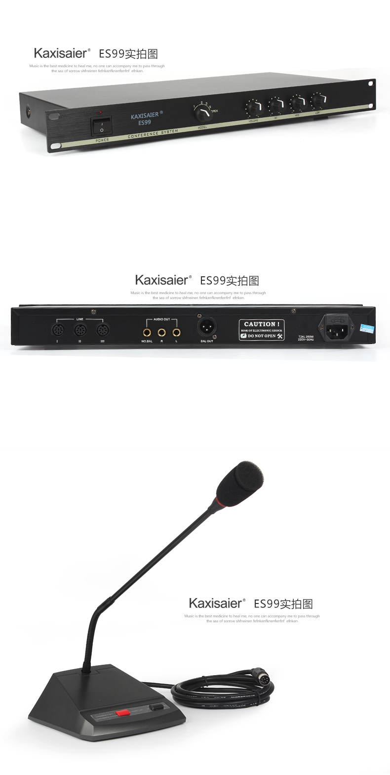 mic karaoke mini KAXISAIER ES99 có dây cầm tay trong hệ thống hội nghị ngưng tụ micro lõi cổ ngỗng micro hội nghị giá micro không dây shure