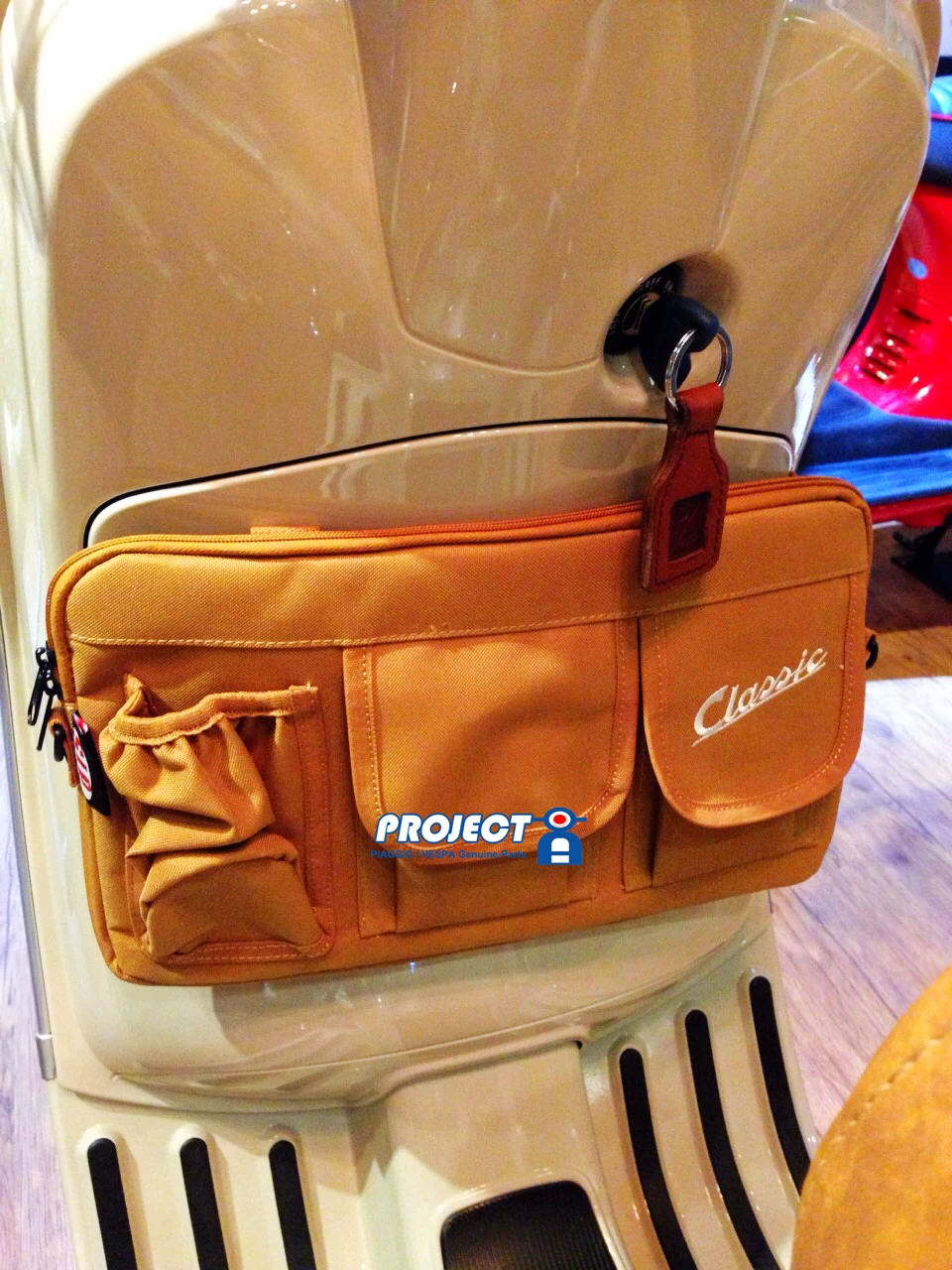 [Projecta] VESPA German SIP canvas placement bag brown model