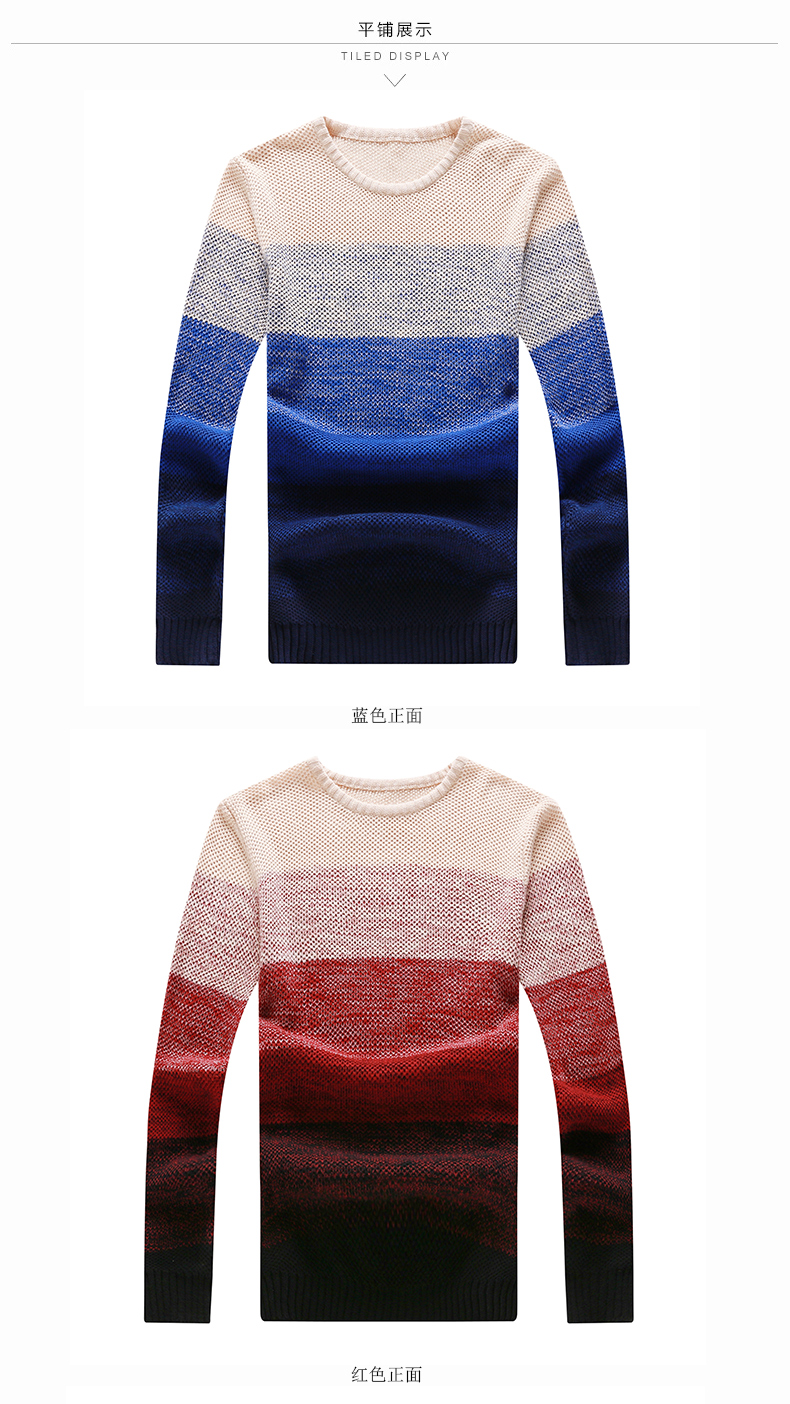2018 mới cộng với phân bón XL áo len cổ tròn chất béo trẻ em áo len màu mỡ XL thêm áo len lớn áo cardigan nam