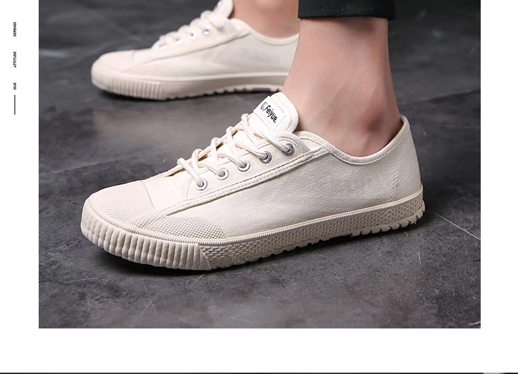 Leap Street Phong cách giày vải nữ cho nam mùa hè mới đôi giày đế thấp sneaker 795 - Plimsolls