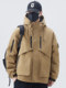 Workwear hooded down jacket men's autumn and winter 2025 new trendy brand thickened warm jacket top men's winter wear